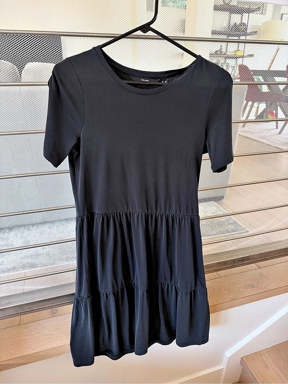 Vero Moda Black Mini Dress Size Medium Like New